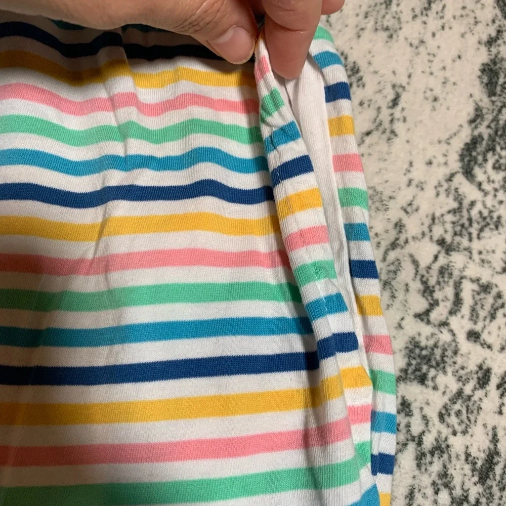 Old Navy girls striped colorful sleeveless dress. Size 8.